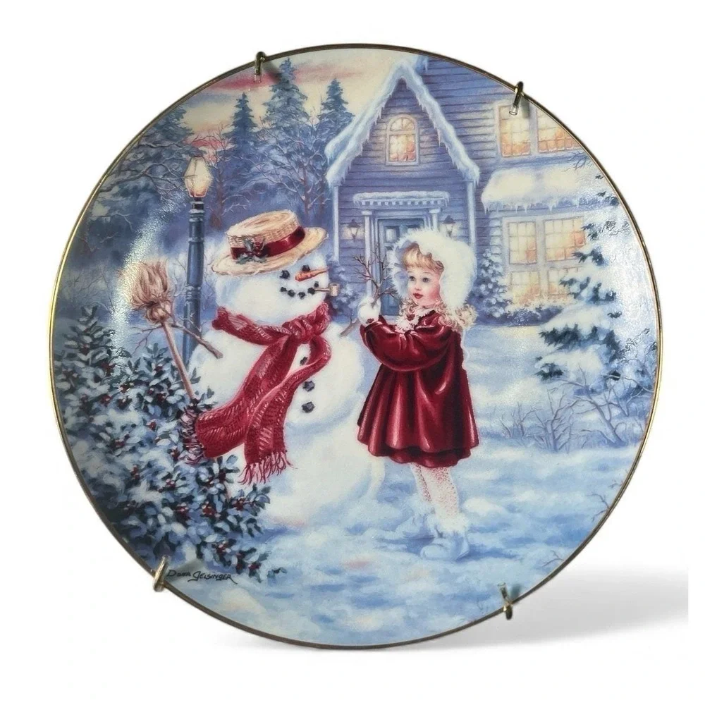 Dona Gelsinger Winter Wonderland Limited Ed Collection Set of 5  Plates 8